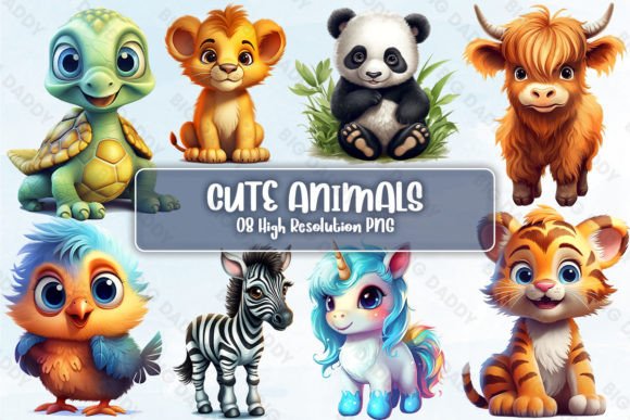 Download Cute Animals Sublimation Clipart - Cute animals sublimation Collection