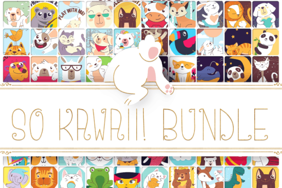 Download Cute Animals Sublimation &amp; Clipart Pack - Cute animals sublimation Collection