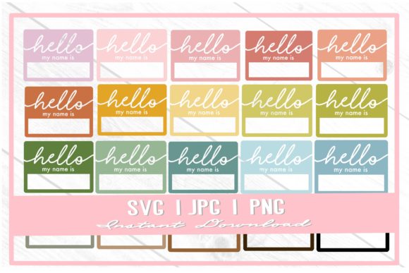 Download Hello My Name is Name Tag Newborn Baby - Newborn Collection