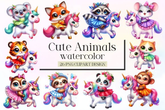 Download Cute Animals Sublimation Clipart - Cute animals sublimation Collection