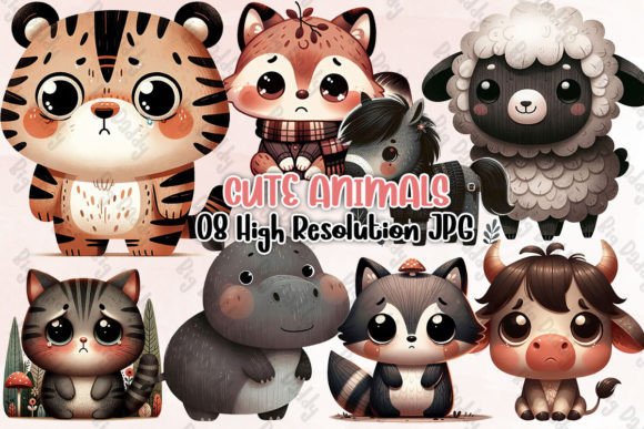 Download Cute Animals Sublimation Clipart PNG - Cute animals sublimation Collection