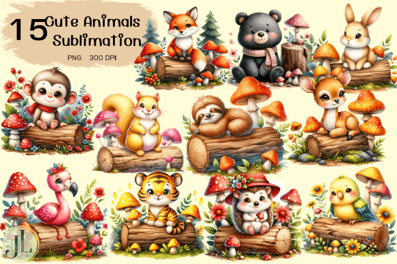 Download Cute Animals Sublimation - Cute animals sublimation Collection